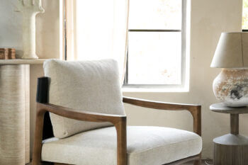 Fauteuil PETRA - noyer américain