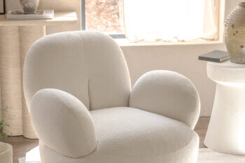 Fauteuil KOALA - crème clair