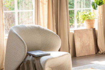 Fauteuil REINE - beige’